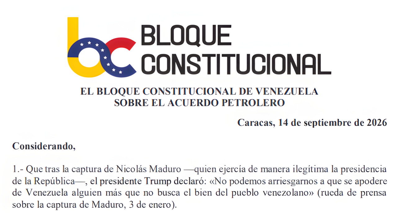 Sobre el acuerdo petrolero